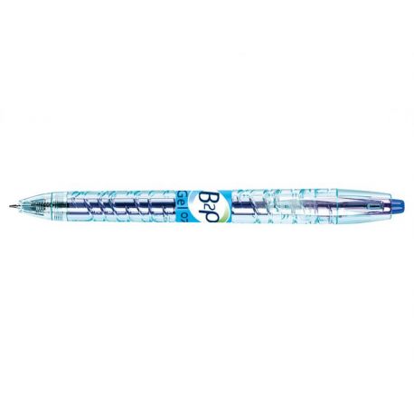 Penna sfera Pilot B2P Gel scatto blu BEGREEN