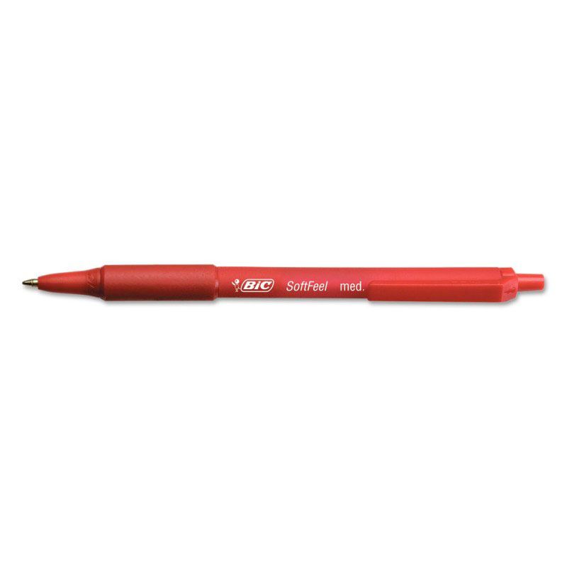 Penna Bic Soft Feel scatto rosso