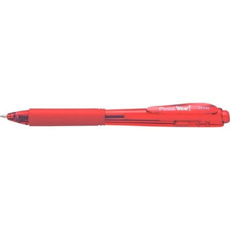 Penna a sfera Pentel WOW! scatto rosso