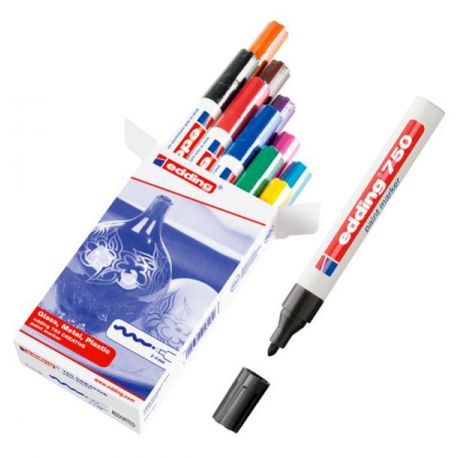 Marker Edding 750 vernice 10pz. col. assortiti