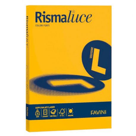 Rismaluce A4 90gr 100fg giallo oro