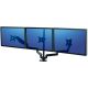 Braccio monitor verticale platinum series triplo