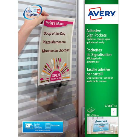 Etichette Avery L7063-20 ppl 99,1x38,1 280pz