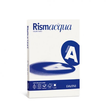 RISMAACQUA A4 GR. 90 FG. 100 AVORIO