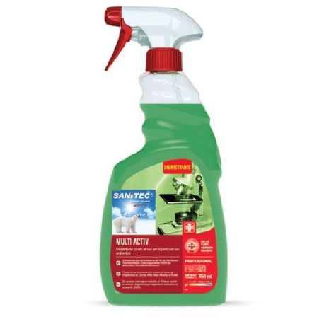 Detergente disinfettante virucida MultiActiv multiuso 750ml