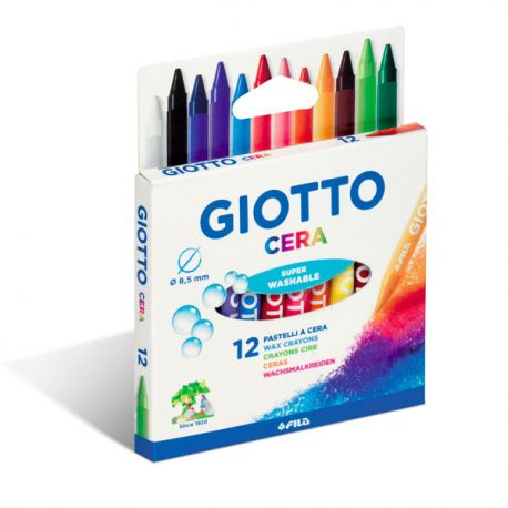 Pastelli a cera Giotto 12pz