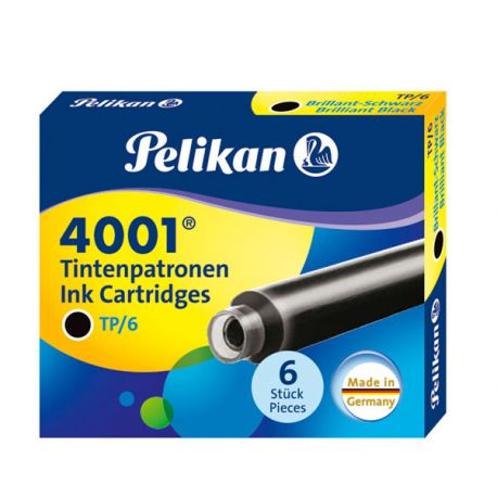 Cartucce Pelikan 4001 cf.6pz nero