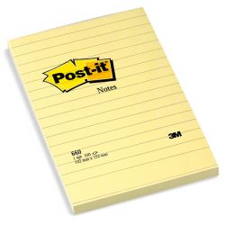 Post-it 3M 660 102x152 righe giallo