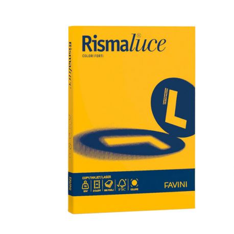 Rismaluce Favini A4 140gr 200fg Giallo