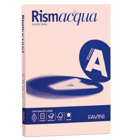 Rismaacqua Favini A4 140gr 200fg Salmone