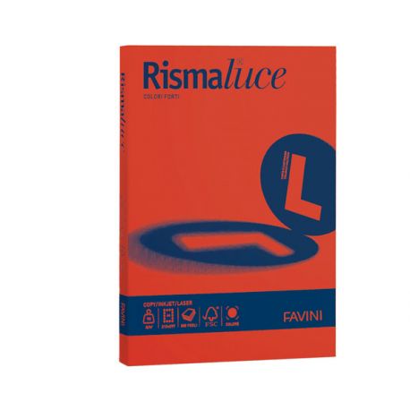 Rismaluce Favini A4 200gr 125fg Rosso