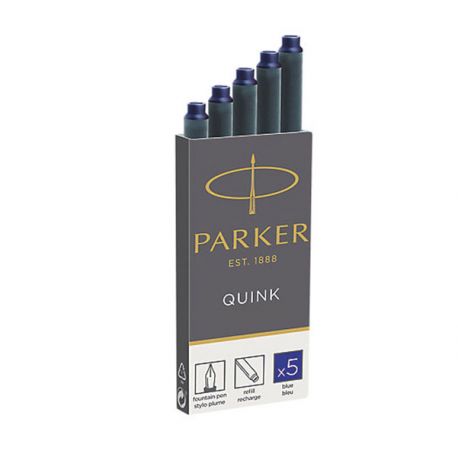 Cartucce inchiostro Parker blu cf.5pz.