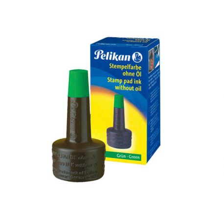 Inchiostro PELIKAN timbri gomma 28ml VERDE