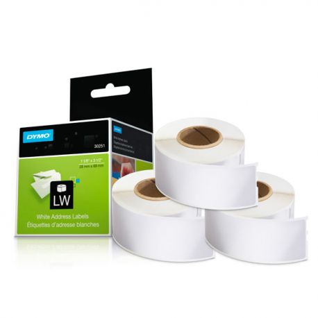 Rotolo etich.Dymo LW 12x24 bianco 11353/S0722530