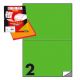 Etichette Copy verde 210X148 100fg