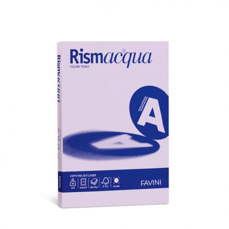 RISMAACQUA A4 GR. 90 FG. 100 LILLA