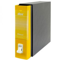 Registratore Dox 2 262 protocollo dorso cm 8 giallo