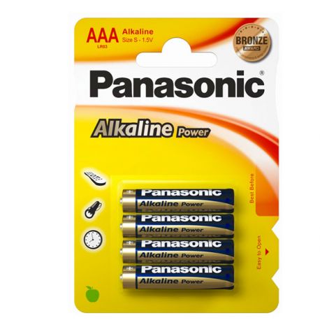 Pile ministilo cf.4pz.AAA Panasonic Alkaline