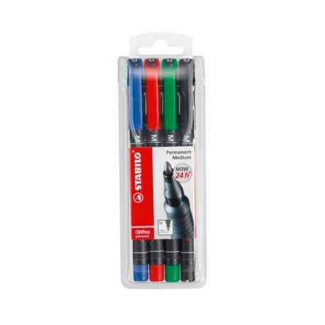 Penn. Stabilo OHPEN 843 medio cf.4 colori