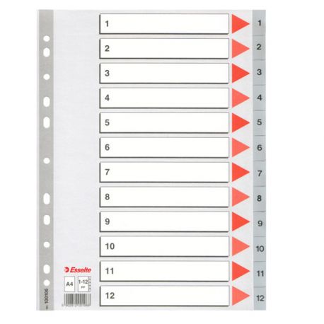 Separatore A4 pl. 1-12 100106