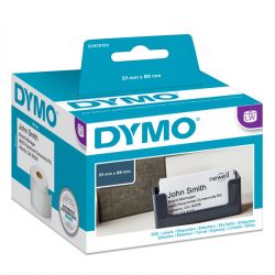 Rotolo badge non adesivo Dymo S0929100 51x89 bianco