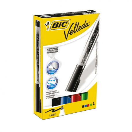 Marker Velleda Liquid Ink Tank 4col.