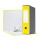 Registratore Eurofile G55 protocollo dorso cm 8 giallo Vivida