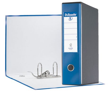 Registratore Eurofile G55 protocollo dorso cm 8 blu metallizzato