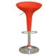 Sgabello Bar Abs Base Acciao Rosso 39X45X55