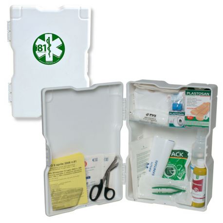 Armadietto pronto soccorso plastica max 2 pers.