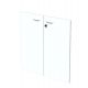 Coppia ante basse FREE 80x67h serr. bianco