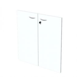 Coppia ante basse FREE 80x67h serr. bianco