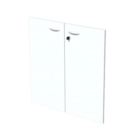 Coppia ante basse FREE 80x67h serr. bianco