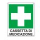 Cartello alluminio 16x21 CASSETTA MEDICAZIONE