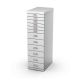 Cassettiera Met. 12 cassetti 29X43X67H Grigio