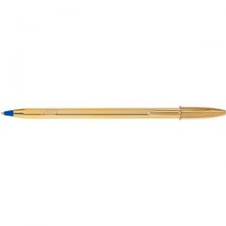 Cf.20 Bic Cristal Shine Gold 1,0mm blu