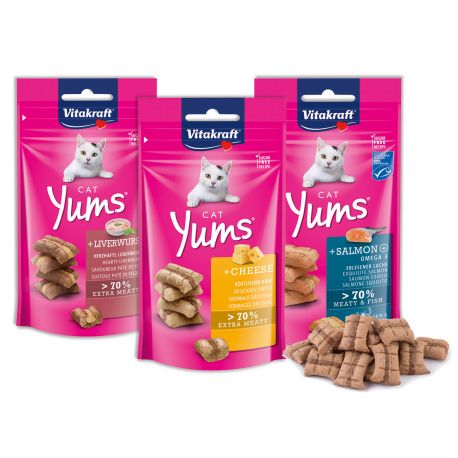 SNACKS CAT YUM PER GATTI GUSTO PATE DI FEGATO 40GR