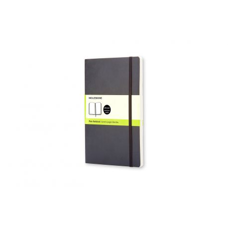 Taccuino bianco Moleskin 13x21 cop. morb. nera