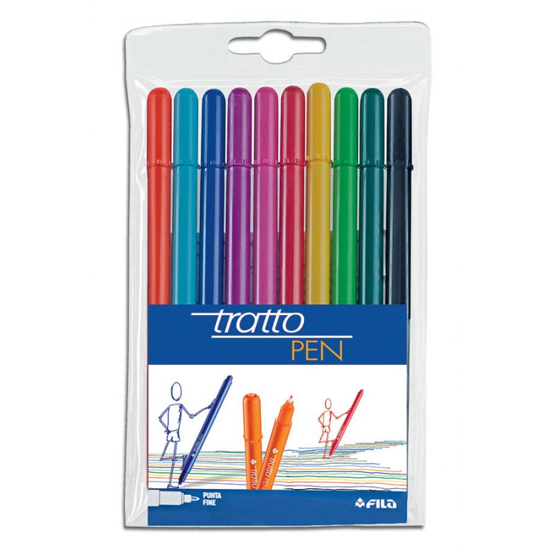 Tratto Pen - colori assortiti - Fila