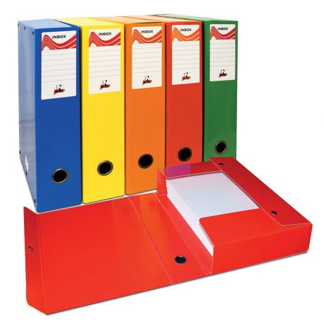 Scatola progetti INBOX In-Linea dorso 10 arancio