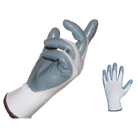 GUANTI NITROSTAR ECO NITRILE GRIGIO TG.8