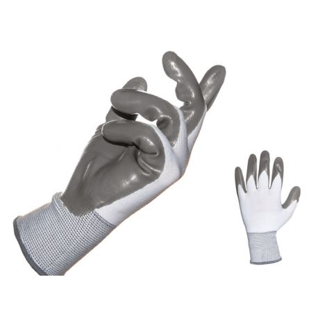 GUANTI NITROSTAR NITRILE GRIGIO TG.10