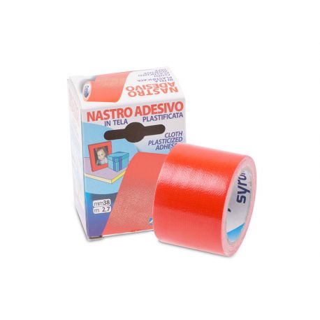 Nastro telato 38x2,7 rosso