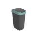 Bidone Rotho Twist 25lt 33x25x48cm nero/verde