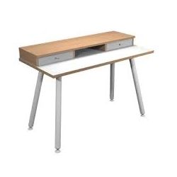 POSTAZIONE HOME OFFICE CM.120X60X744 H GAMBA LEGNO