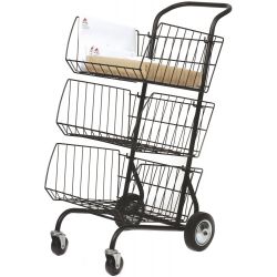 CARRELLO CORCHAR RETE METALLO 3 VASCHETTE ALBA