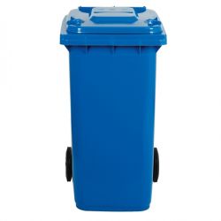 Bidone 2 ruote 48x55x93 120lt MP blu