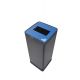 CONTENITORI RACC. DIFF.CM.31X31X73 H NERO/BLU