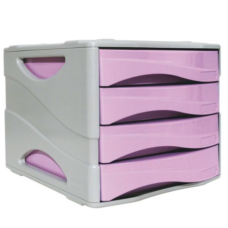 Cassettiera 4 cass. Arda Keep Colour lilla