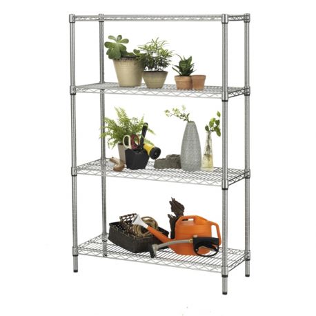 Scafali Archimede Outdoor 4 Rip. Cm 36X90X137H